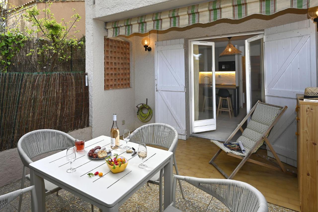 Charmant Studio 2A4 Pers Avec Jardin Et Place De Parking Situe A 5 Min A Pied De La Mer Бандол Екстериор снимка